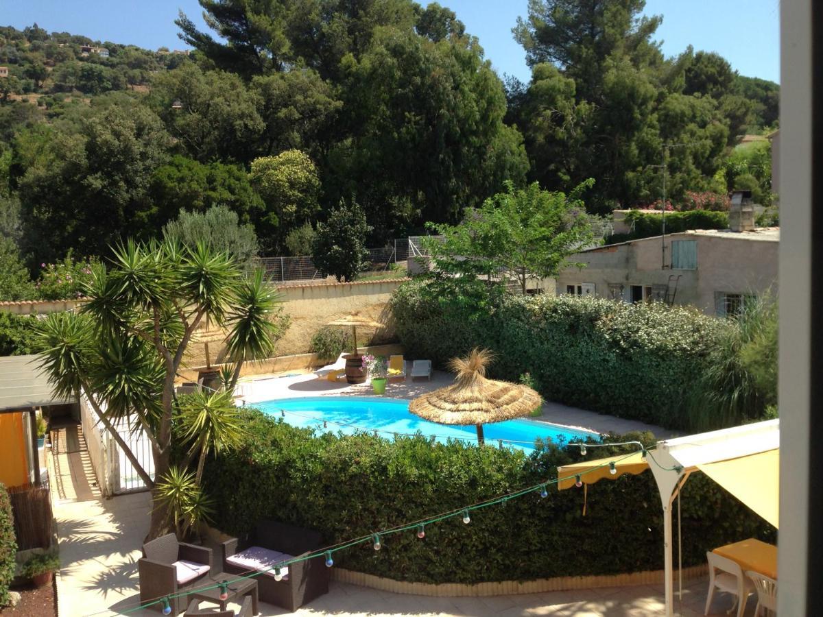Hotel Les Mimosas Bormes-les-Mimosas Exteriör bild